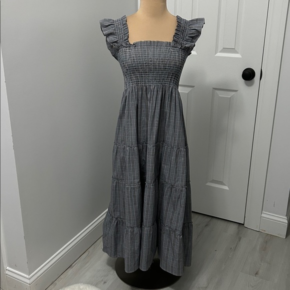 Hill House Elie Nap Dress Tai Check - Picture 3 of 10